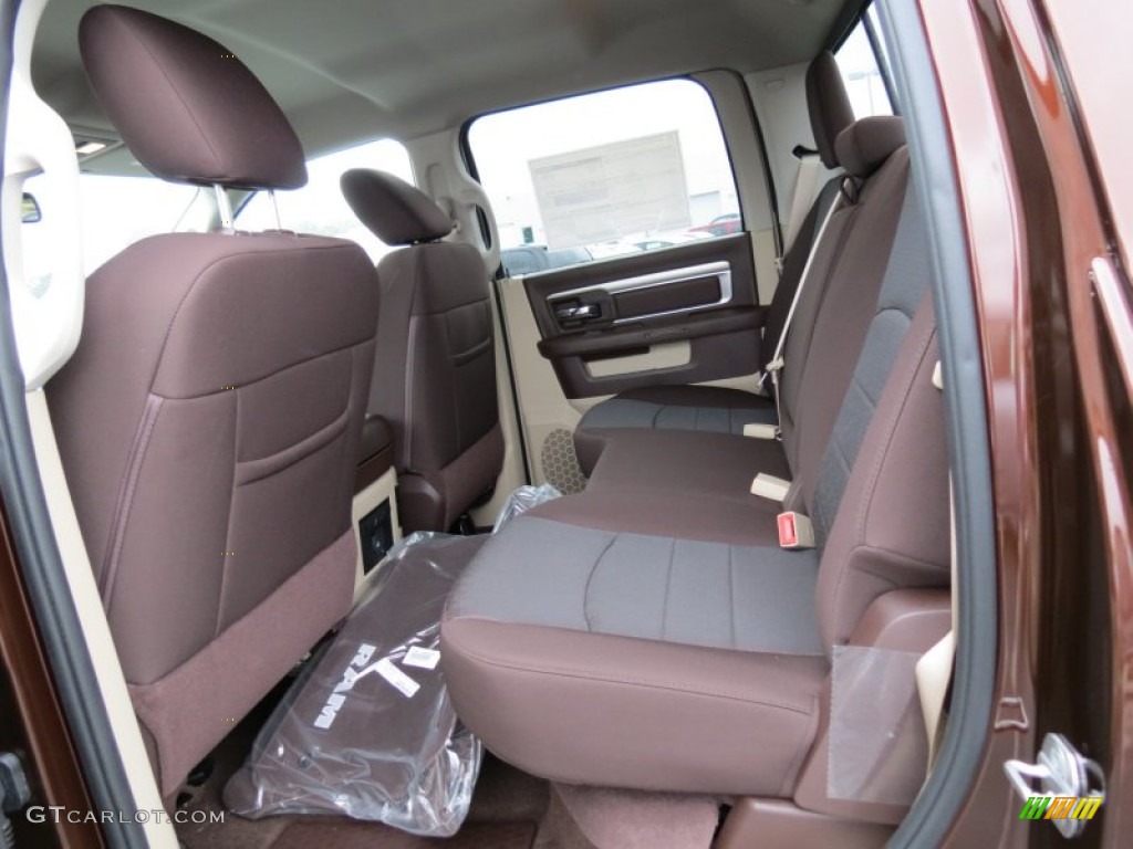 2013 Ram 1500 Big Horn Crew Cab Rear Seat Photo #75171103