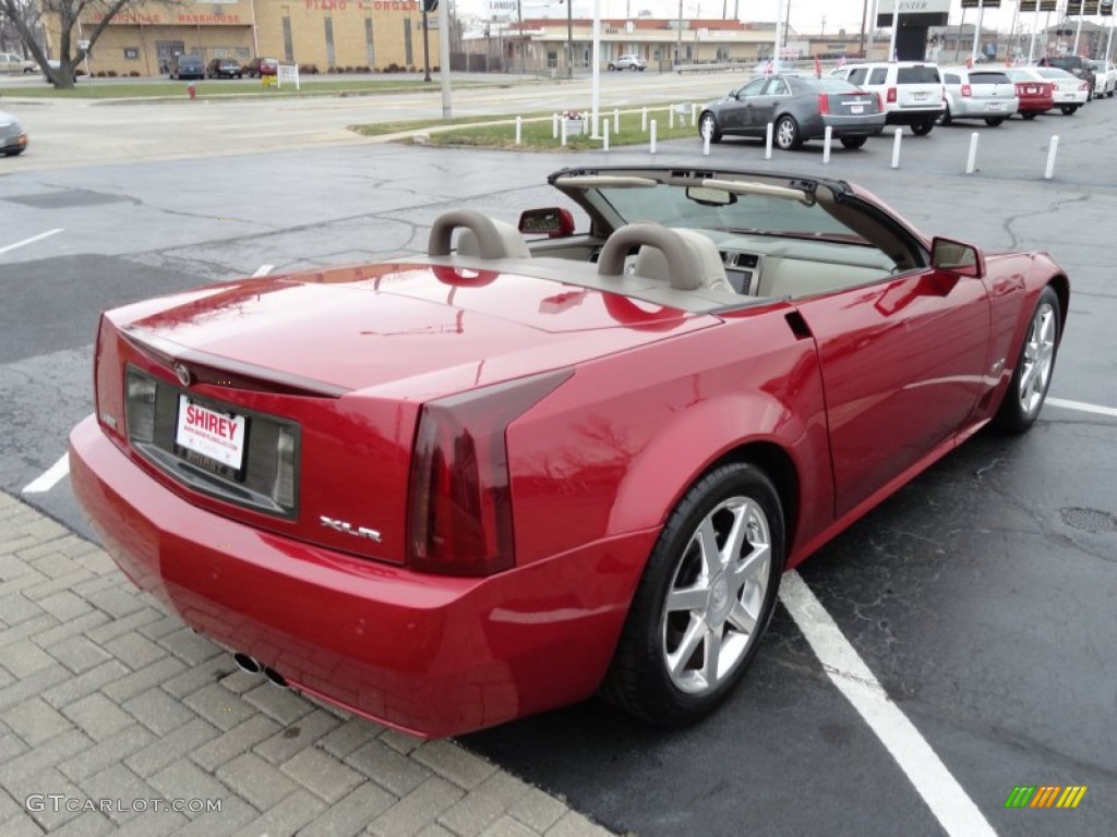 2004 XLR Roadster - Crimson Red Pearl / Shale photo #4