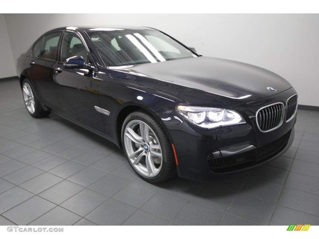 2013 7 Series 750i Sedan - Carbon Black Metallic / Black photo #1