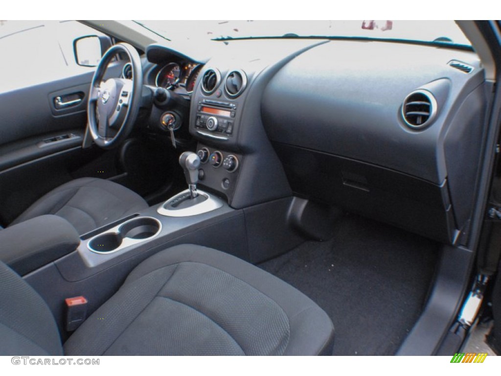 Black Interior 2011 Nissan Rogue S AWD Krom Edition Photo #75172202