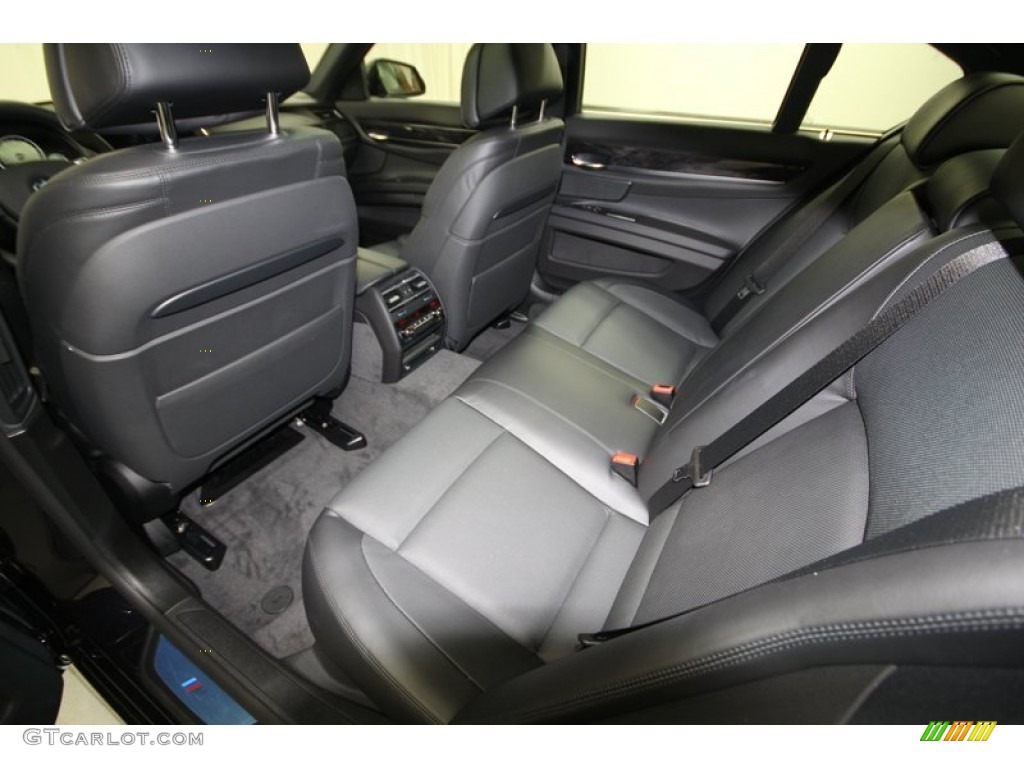Black Interior 2013 BMW 7 Series 750i Sedan Photo #75172274