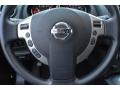 Black 2011 Nissan Rogue S AWD Krom Edition Steering Wheel