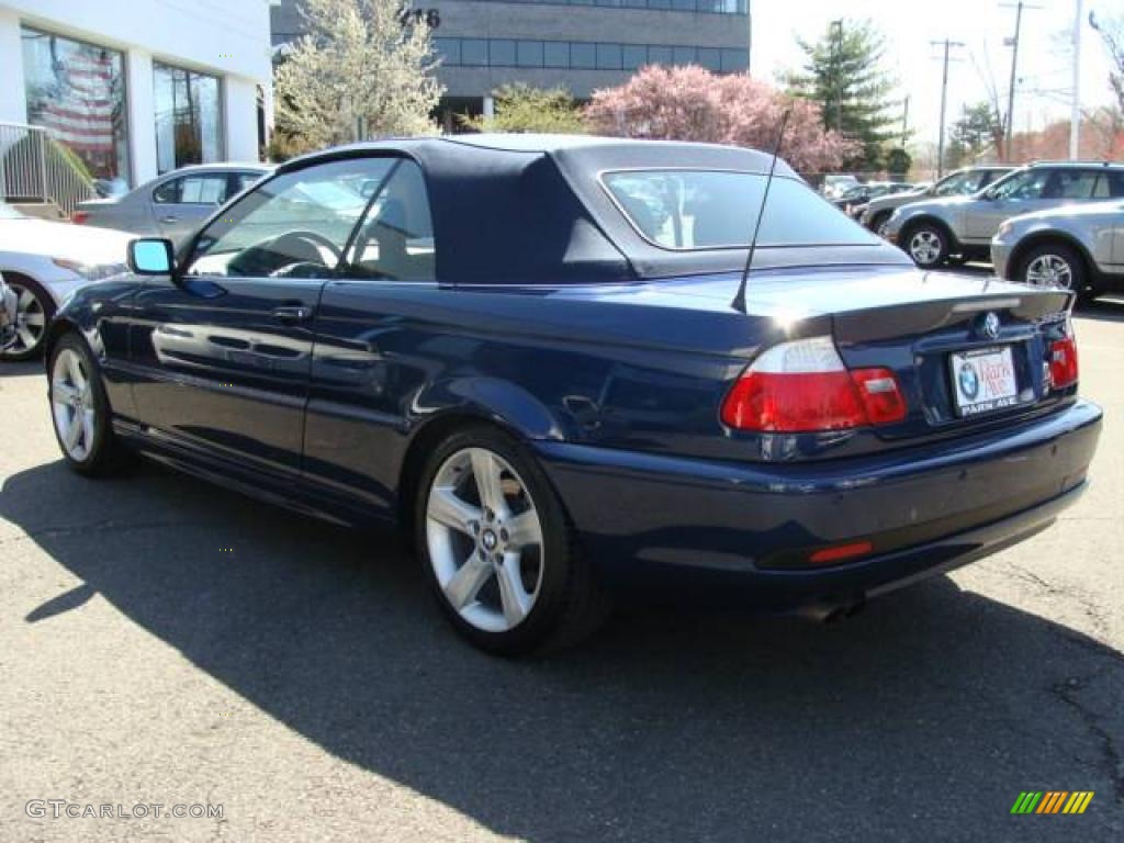 2006 3 Series 325i Convertible - Mystic Blue Metallic / Sand photo #13