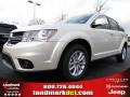 2013 Pearl White Tri Coat Dodge Journey SXT  photo #1