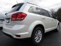 2013 Pearl White Tri Coat Dodge Journey SXT  photo #3