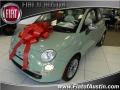 Verde Chiaro (Light Green) 2013 Fiat 500 Lounge