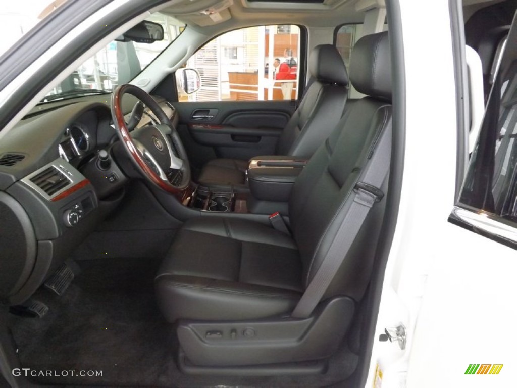 Ebony Interior 2013 Cadillac Escalade EXT Luxury AWD Photo #75174701