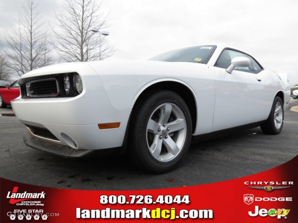 2013 Challenger SXT - Bright White / Dark Slate Gray photo #1