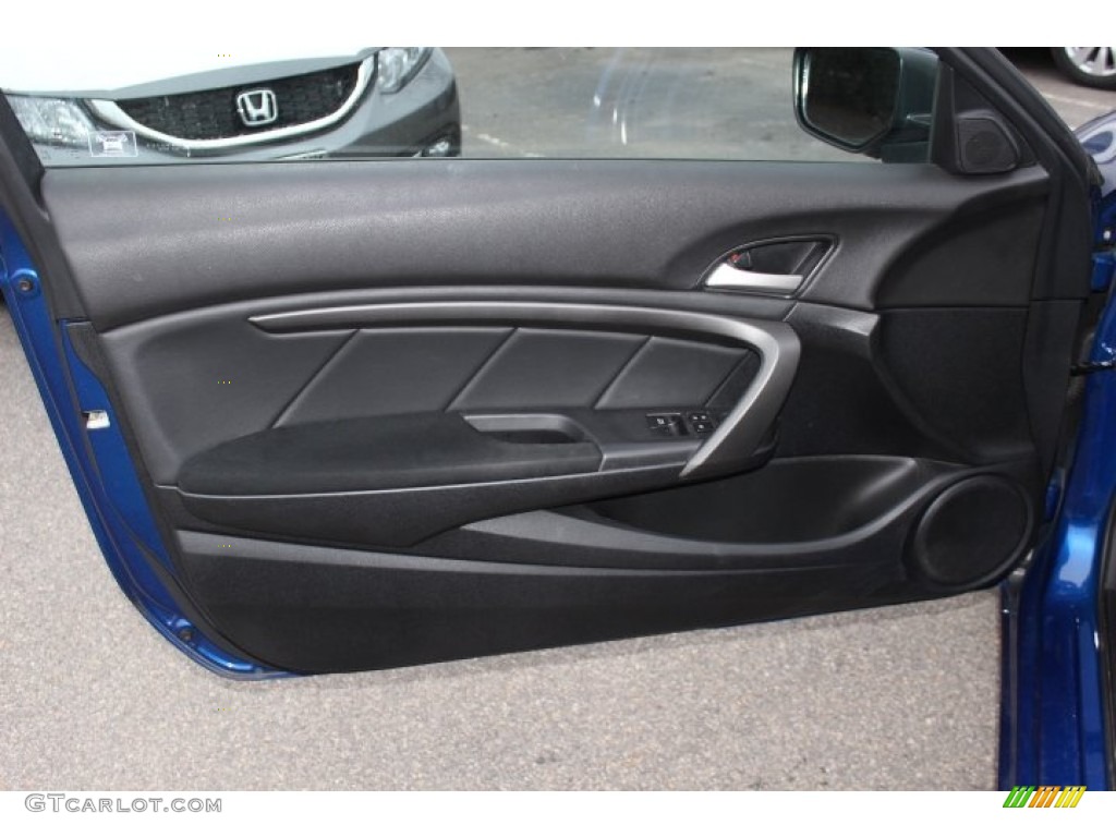 2010 Honda Accord LX-S Coupe Black Door Panel Photo #75175847