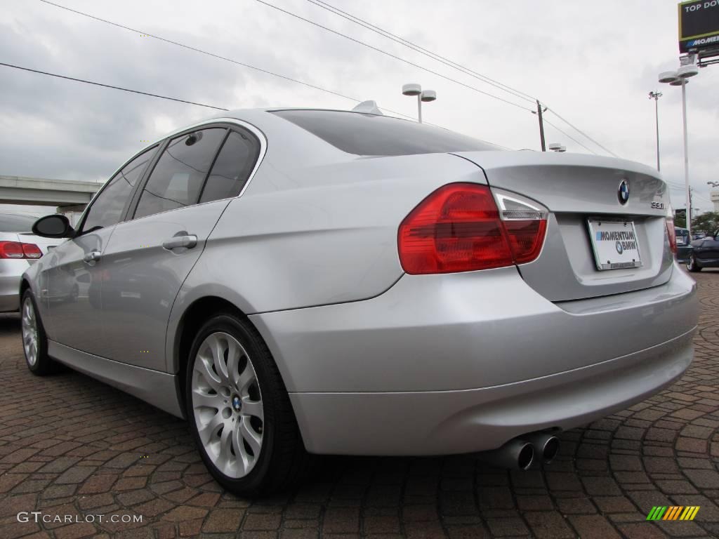 2006 3 Series 330i Sedan - Titanium Silver Metallic / Grey photo #3