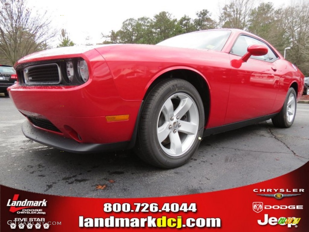 2013 Challenger SXT - Redline 3-Coat Pearl / Dark Slate Gray photo #1