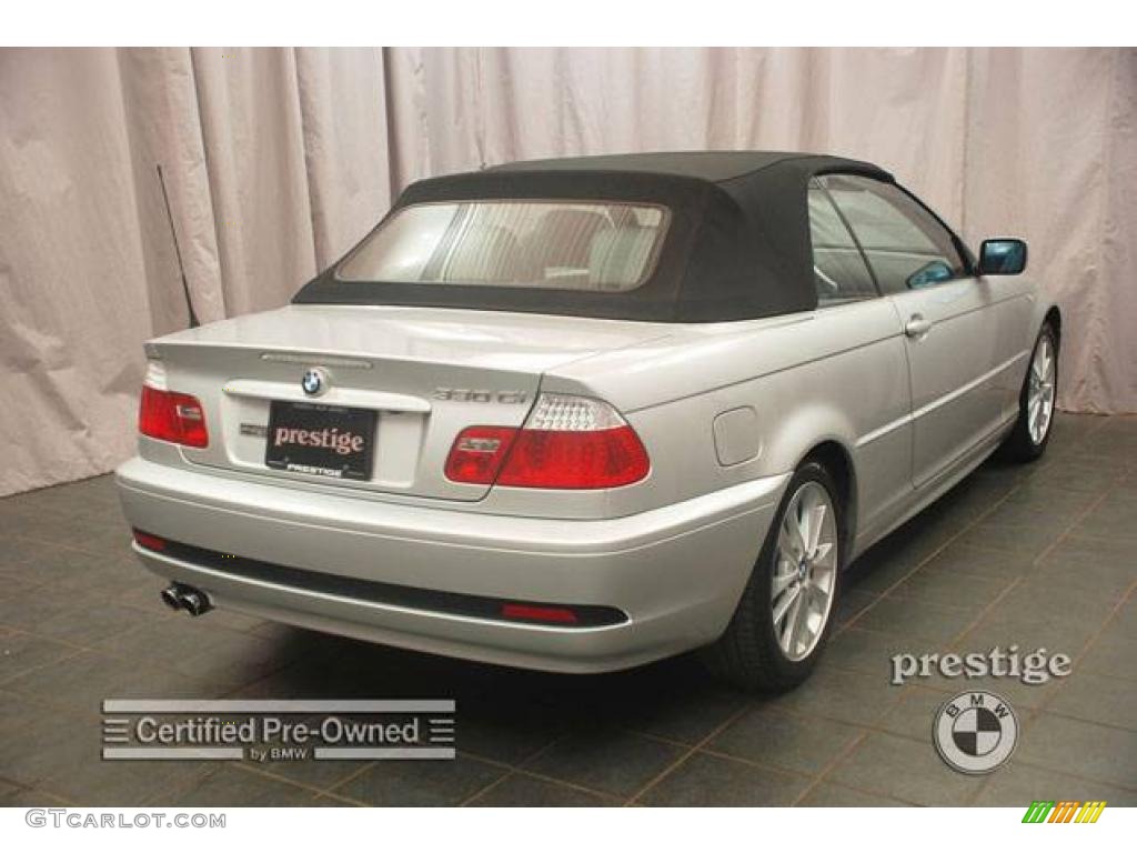 2006 3 Series 330i Convertible - Titanium Silver Metallic / Grey photo #5
