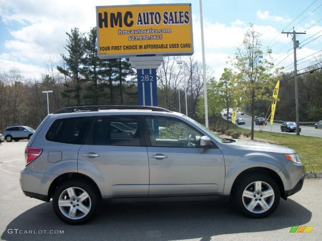 2009 Forester 2.5 X Limited - Spark Silver Metallic / Platinum photo #1