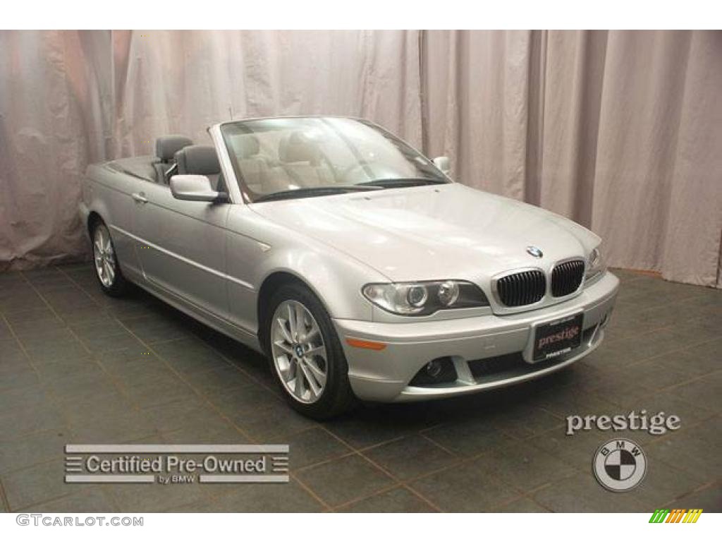 2006 3 Series 330i Convertible - Titanium Silver Metallic / Grey photo #7
