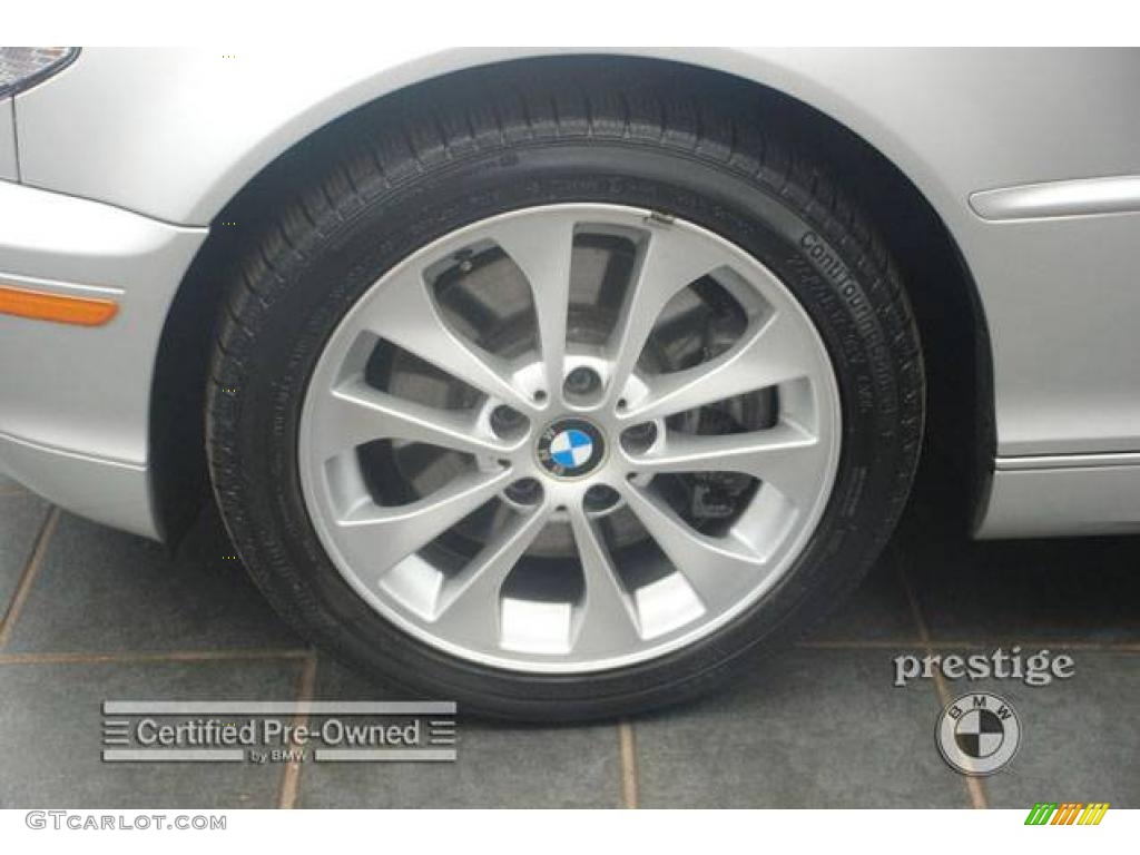 2006 3 Series 330i Convertible - Titanium Silver Metallic / Grey photo #8