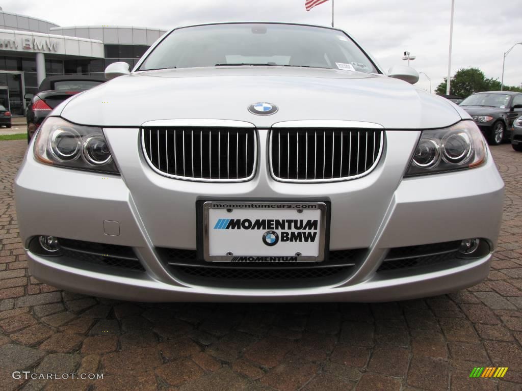 2006 3 Series 330i Sedan - Titanium Silver Metallic / Grey photo #8