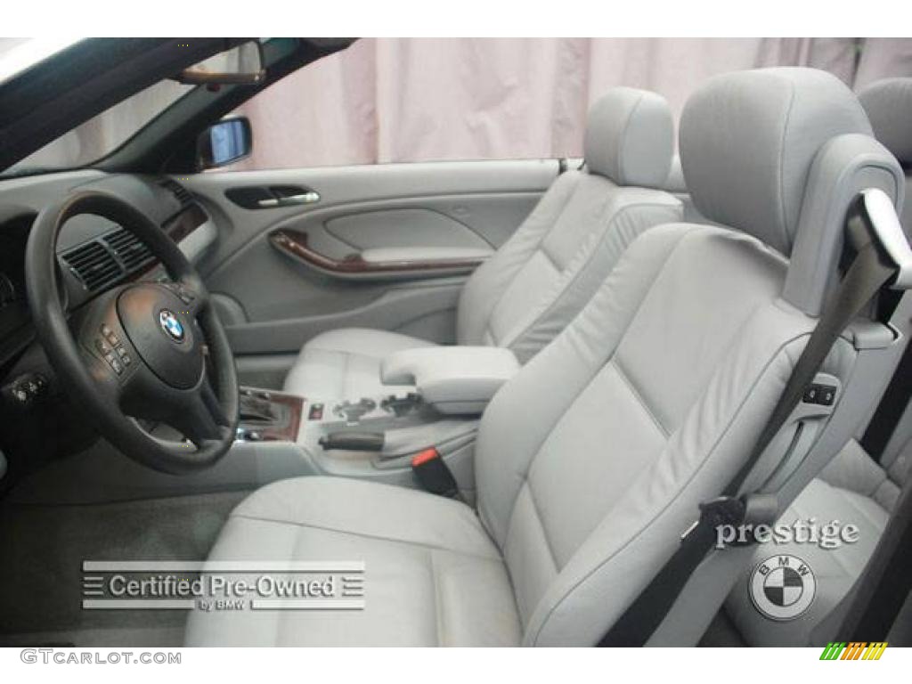 2006 3 Series 330i Convertible - Titanium Silver Metallic / Grey photo #11