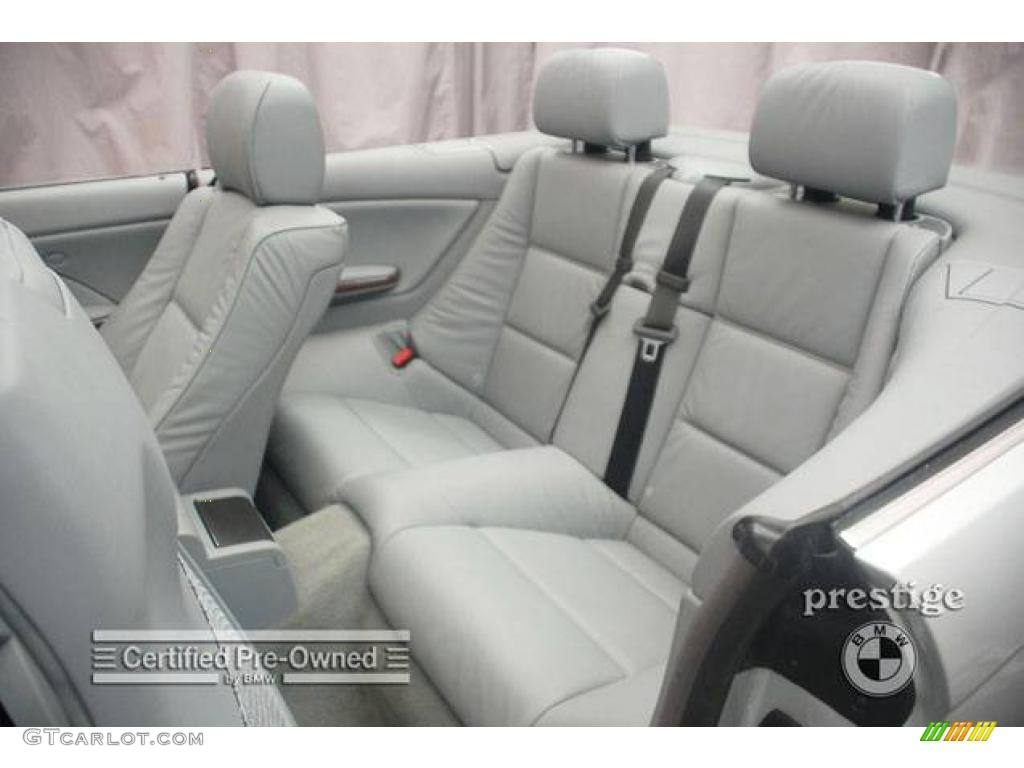 2006 3 Series 330i Convertible - Titanium Silver Metallic / Grey photo #12