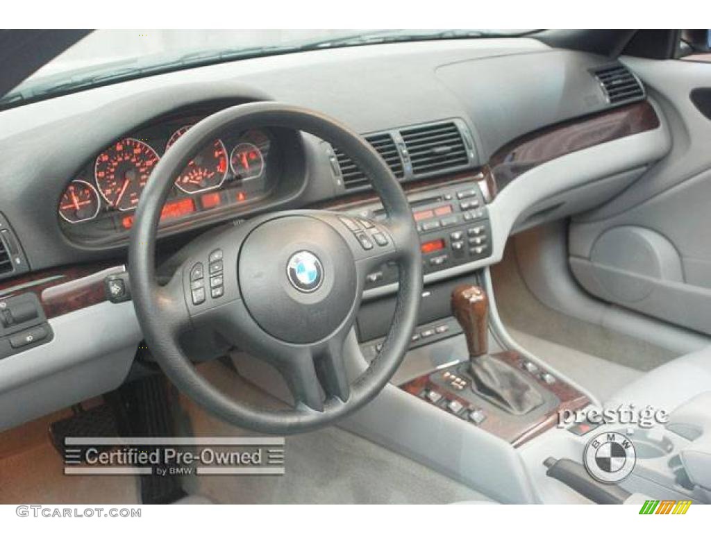 2006 3 Series 330i Convertible - Titanium Silver Metallic / Grey photo #14