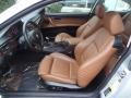 Saddle Brown/Black Front Seat Photo for 2007 BMW 3 Series #75178325
