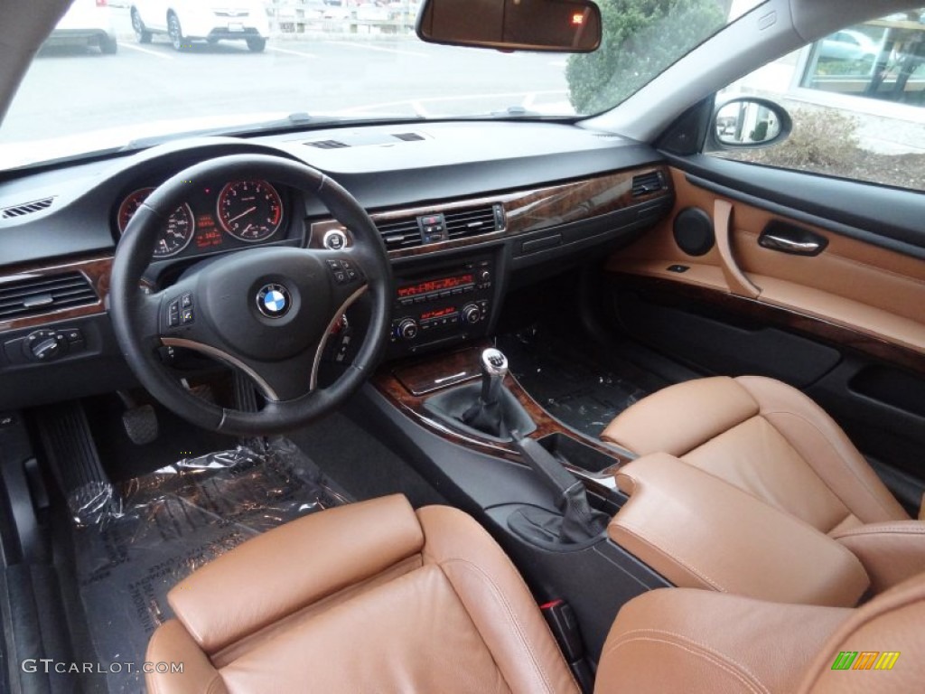 Saddle Brown/Black Interior 2007 BMW 3 Series 335i Coupe Photo #75178625