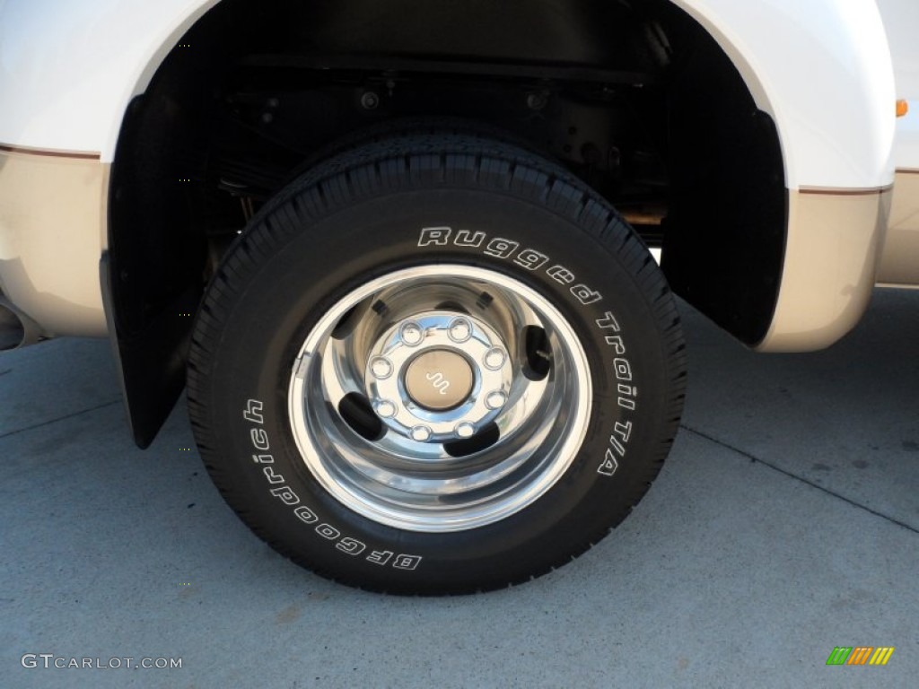 2012 F350 Super Duty King Ranch Crew Cab 4x4 Dually - Oxford White / Chaparral Leather photo #11