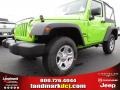 2013 Gecko Green Jeep Wrangler Sport 4x4  photo #1