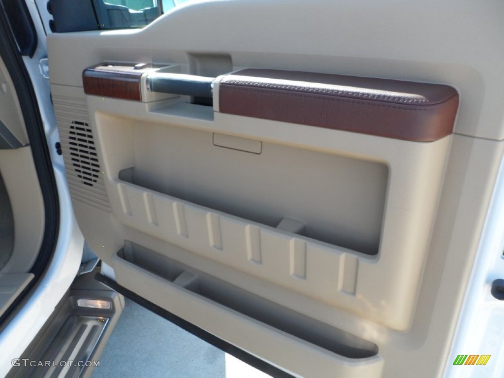 2012 F350 Super Duty King Ranch Crew Cab 4x4 Dually - Oxford White / Chaparral Leather photo #19