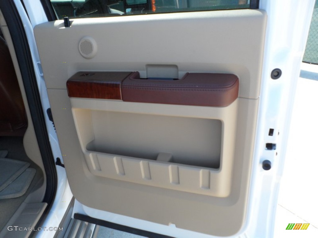 2012 F350 Super Duty King Ranch Crew Cab 4x4 Dually - Oxford White / Chaparral Leather photo #22