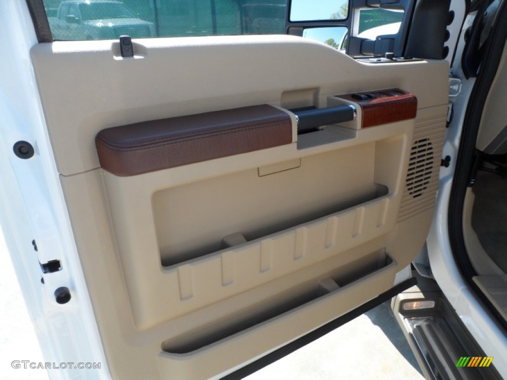 2012 F350 Super Duty King Ranch Crew Cab 4x4 Dually - Oxford White / Chaparral Leather photo #26