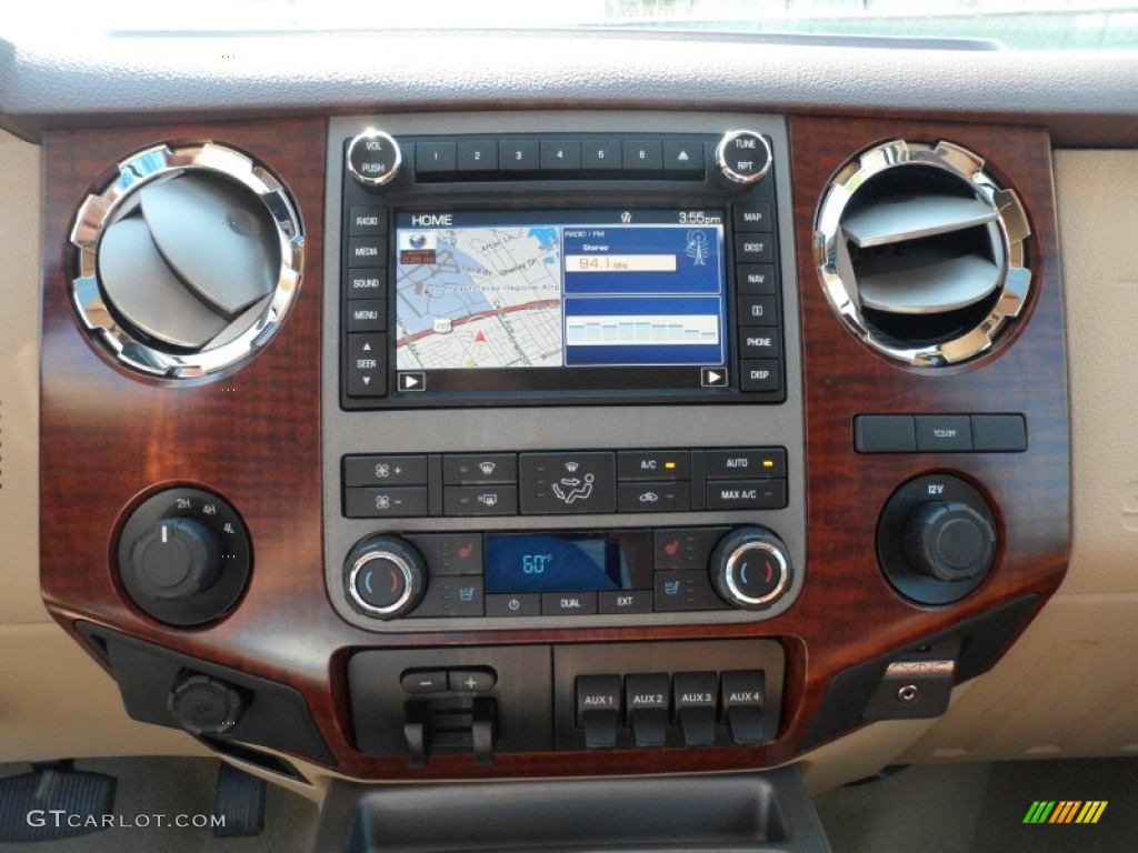 2012 F350 Super Duty King Ranch Crew Cab 4x4 Dually - Oxford White / Chaparral Leather photo #30
