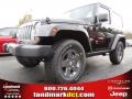 Black 2013 Jeep Wrangler Oscar Mike Freedom Edition 4x4