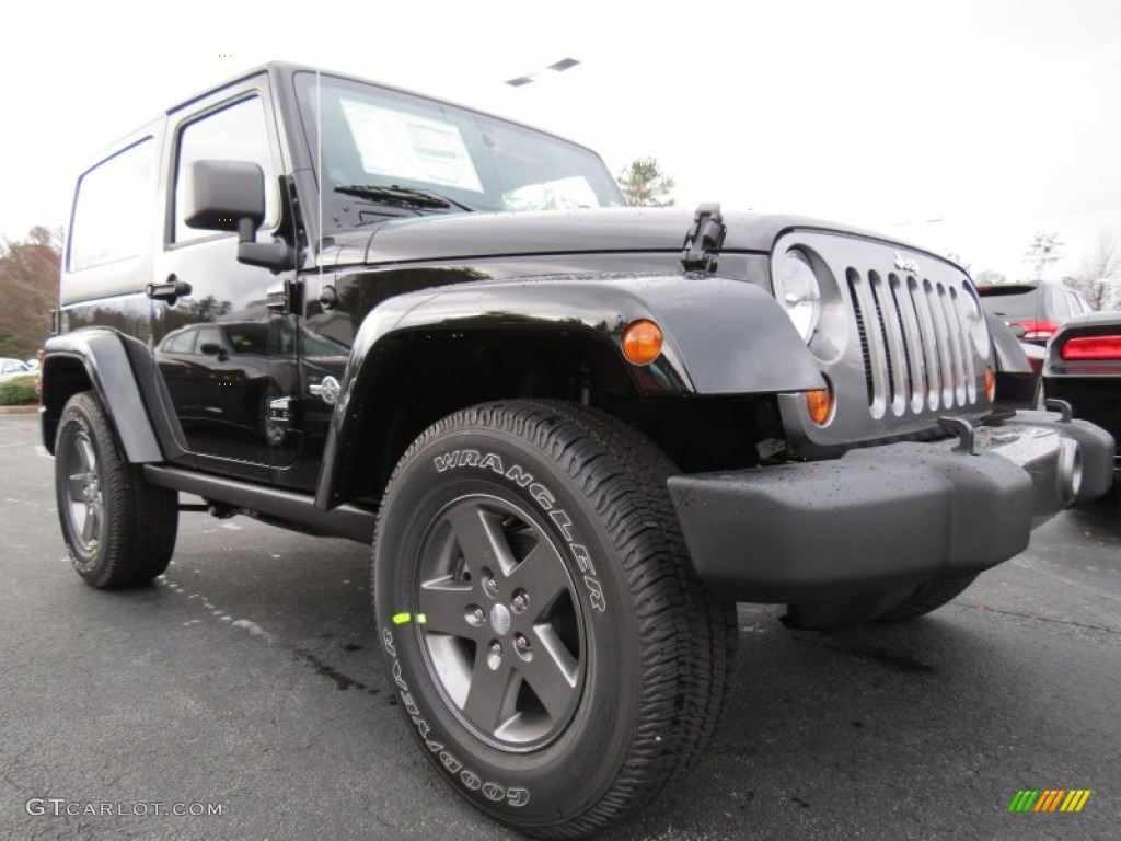 Black 2013 Jeep Wrangler Oscar Mike Freedom Edition 4x4 Exterior Photo #75179441