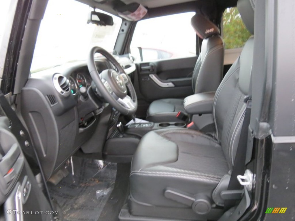 Freedom Edition Black/Silver Interior 2013 Jeep Wrangler Oscar Mike Freedom Edition 4x4 Photo #75179486