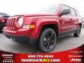 Deep Cherry Red Crystal Pearl 2013 Jeep Patriot Altitude