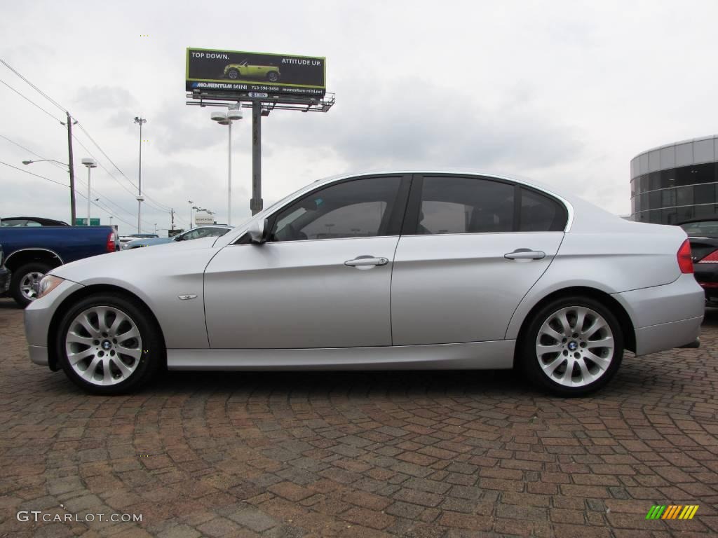 2006 3 Series 330i Sedan - Titanium Silver Metallic / Grey photo #34
