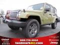 Commando Green 2013 Jeep Wrangler Unlimited Oscar Mike Freedom Edition 4x4