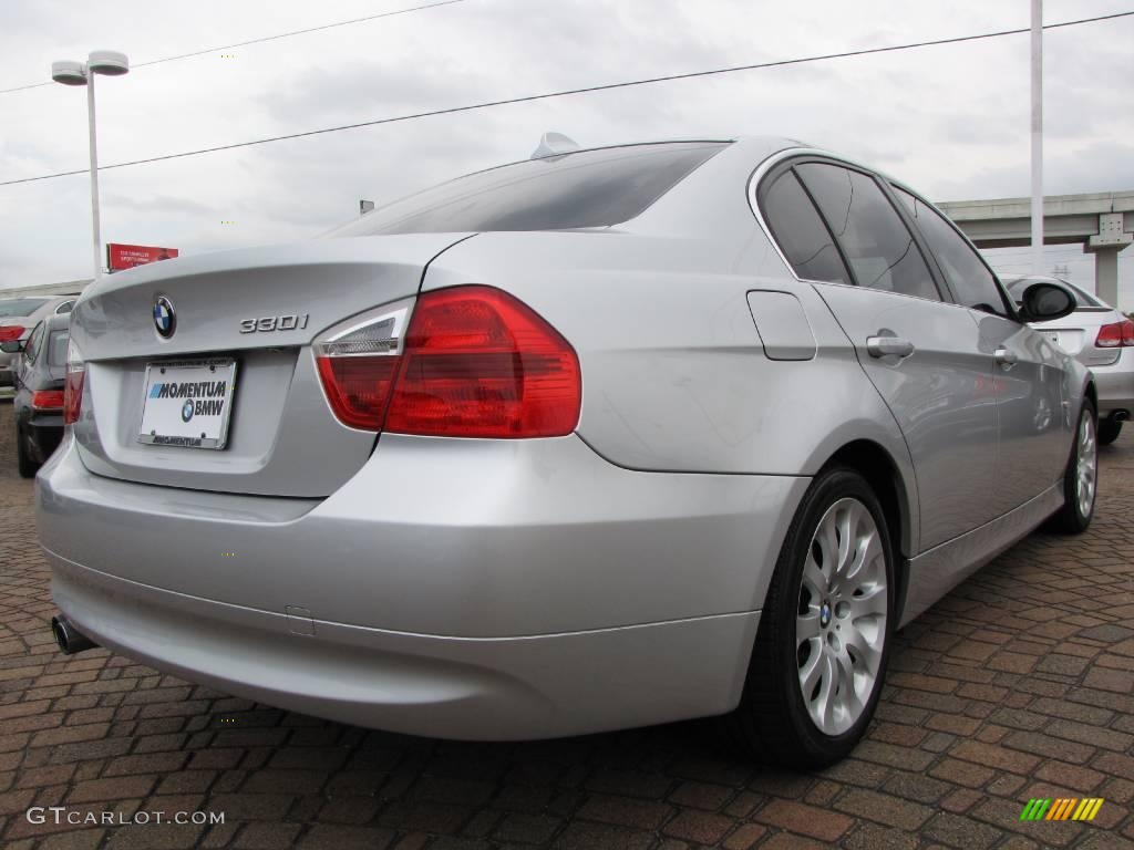 2006 3 Series 330i Sedan - Titanium Silver Metallic / Grey photo #37