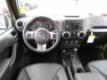 Black 2013 Jeep Wrangler Unlimited Oscar Mike Freedom Edition 4x4 Dashboard