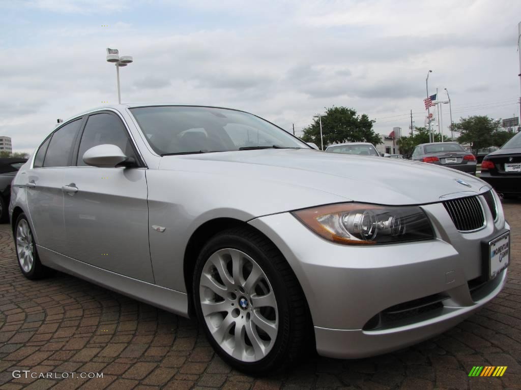 2006 3 Series 330i Sedan - Titanium Silver Metallic / Grey photo #39