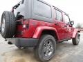 2013 Deep Cherry Red Crystal Pearl Jeep Wrangler Unlimited Oscar Mike Freedom Edition 4x4  photo #3