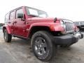 2013 Deep Cherry Red Crystal Pearl Jeep Wrangler Unlimited Oscar Mike Freedom Edition 4x4  photo #4