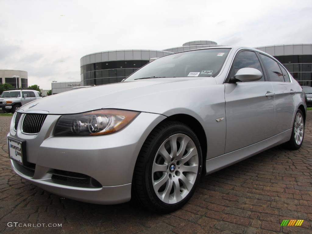 2006 3 Series 330i Sedan - Titanium Silver Metallic / Grey photo #41