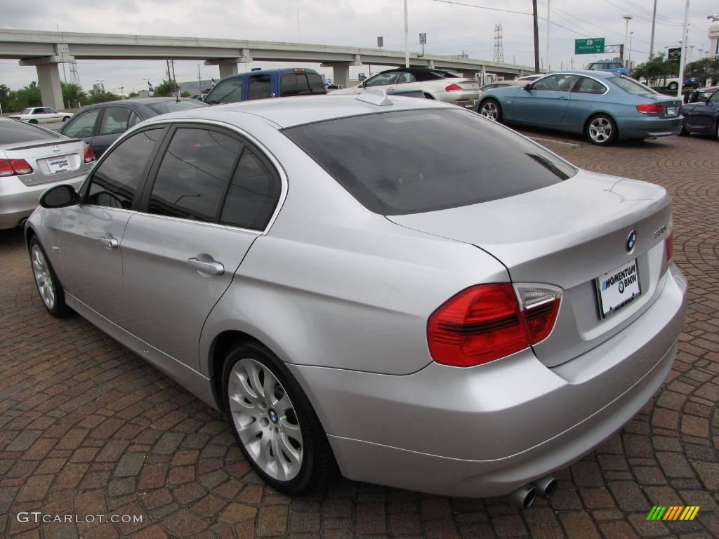 2006 3 Series 330i Sedan - Titanium Silver Metallic / Grey photo #43