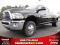 Black 2012 Dodge Ram 3500 HD Big Horn Crew Cab 4x4 Dually