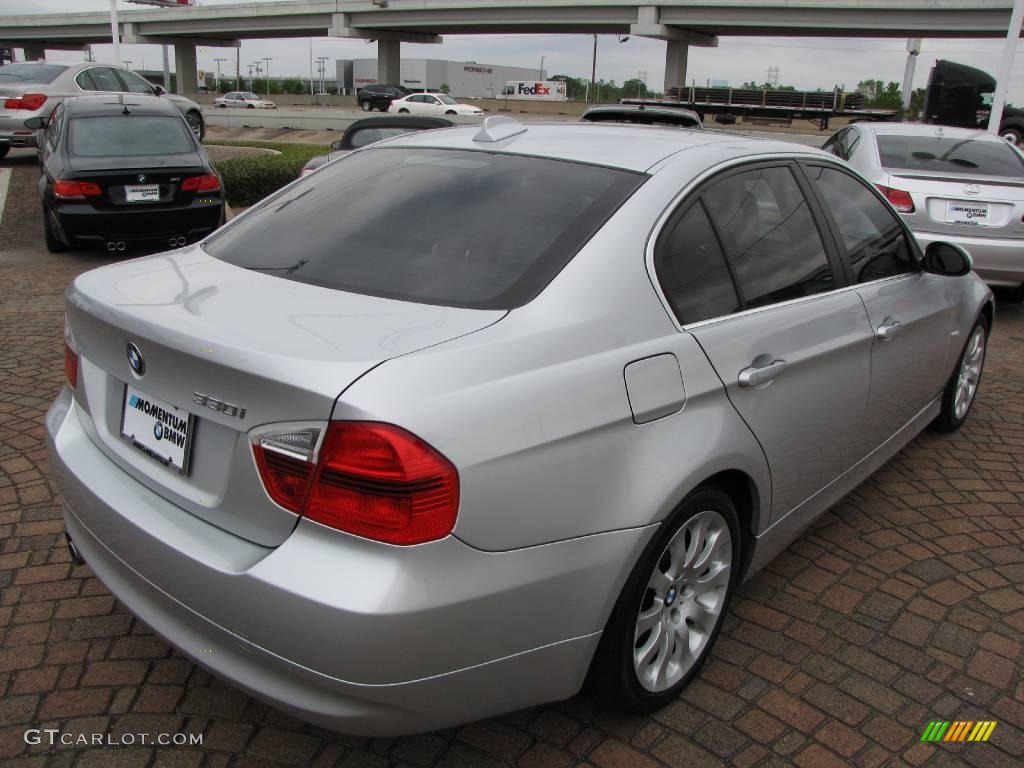 2006 3 Series 330i Sedan - Titanium Silver Metallic / Grey photo #45