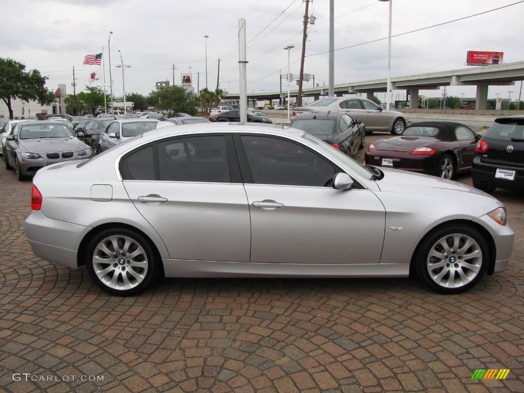 2006 3 Series 330i Sedan - Titanium Silver Metallic / Grey photo #46