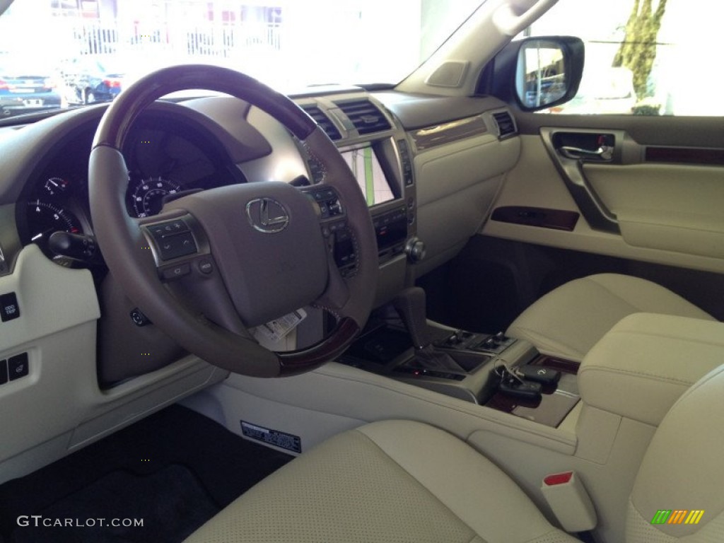 Ecru/Auburn Bubinga Interior 2013 Lexus GX 460 Premium Photo #75182255