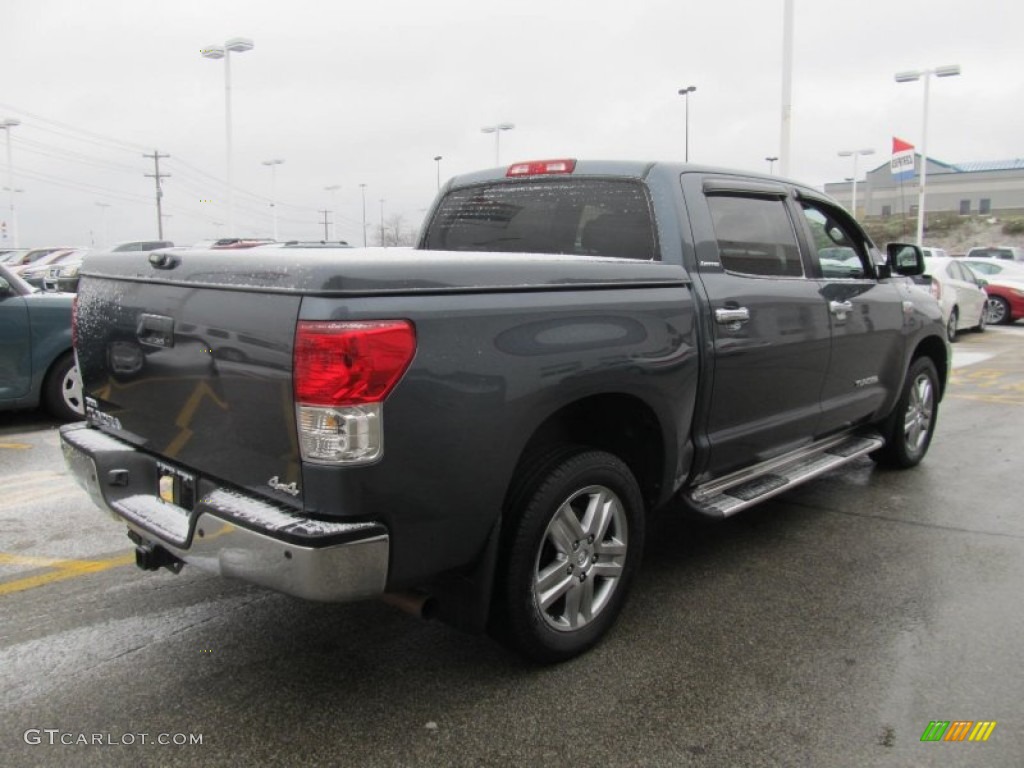 2010 Tundra Limited CrewMax 4x4 - Slate Gray Metallic / Graphite Gray photo #6
