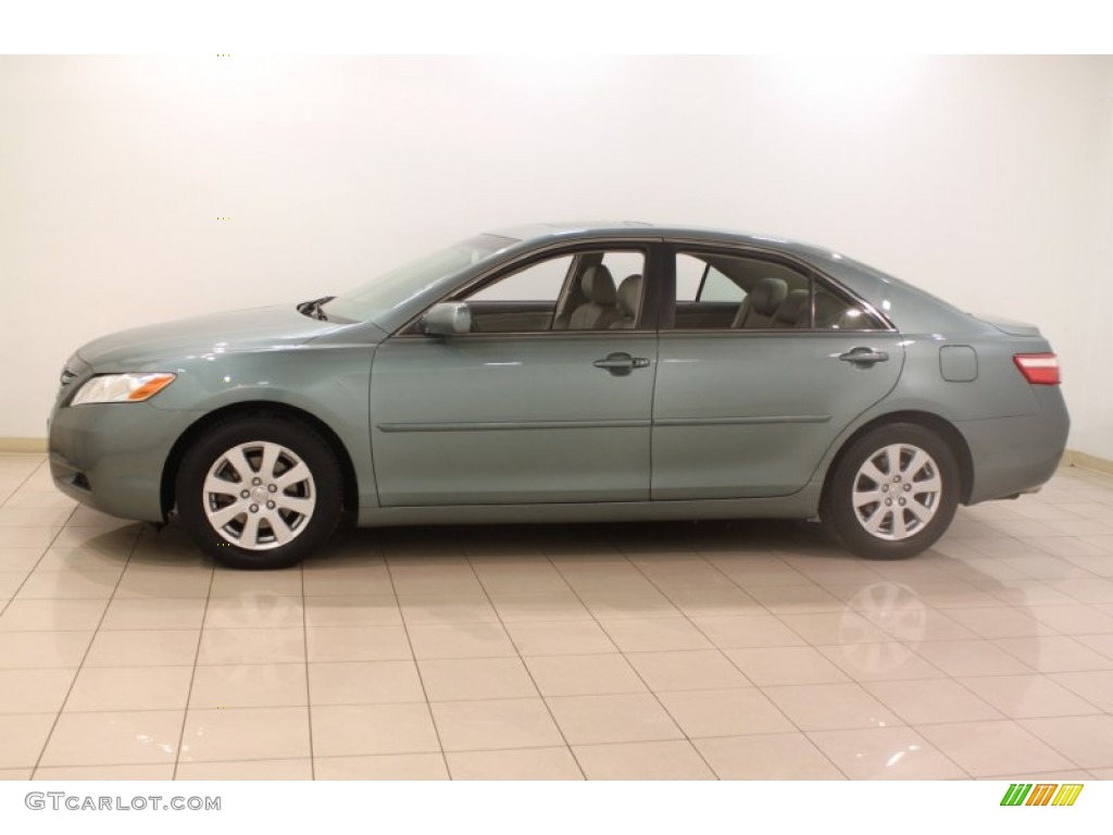 Aloe Green Metallic 2007 Toyota Camry XLE V6 Exterior Photo #75183620